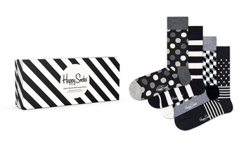 Skarpety Happy Socks - Classic Black & White Gift Box (4 pary)