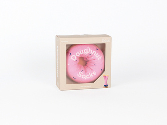 Kolorowe skarpetki Doiy Design - Doughnut  Socks Pink