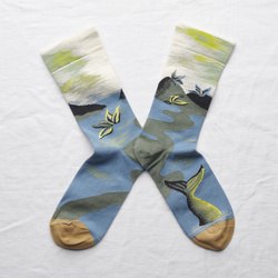 Kolorowe Skarpety Bonne Maison - Paysage Mousse