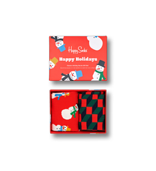 Świąteczne Skarpety Happy Socks - Snowman Gift Box (2 pary)