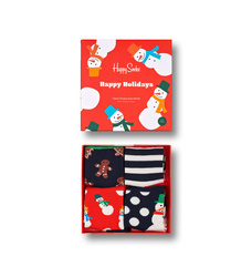 Świąteczne Skarpetki Dziecięce Happy Socks - Holiday Gift Box (4 pary)
