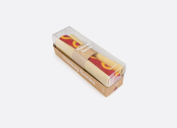 Kolorowe skarpetki Doiy Design - Hot Dog