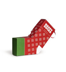 Świąteczne Skarpety Happy Socks - X-Mas Stocking Gift Set (3 pary)