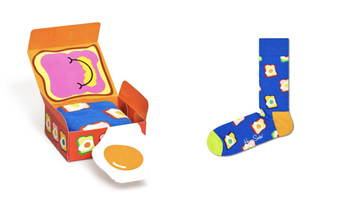 Skarpety Happy Socks - Toasted Egg Gift Box (1 para)