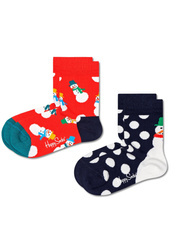 Skarpety Dziecięce Happy Socks - Snowman (2 pary)